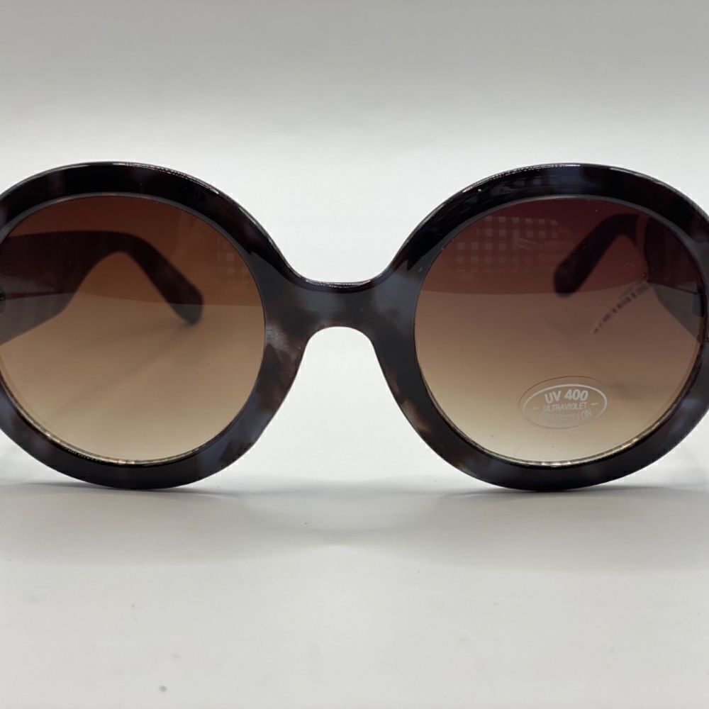 New Womern’s Oversized Retro Sunglasses Black and Blue - Picture 3 of 8